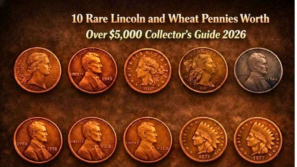 10 Rare Lincoln and Wheat Pennies Worth Over $50,000 Collector’s Guide 2026